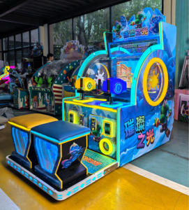 เครื่องเกมอาร์เคดแบบหยอดเหรียญสำหรับเด็ก ยิงลูกบอลน้ำ แลกของรางวัล ขายตรงจากโรงงาน - Product Image 4