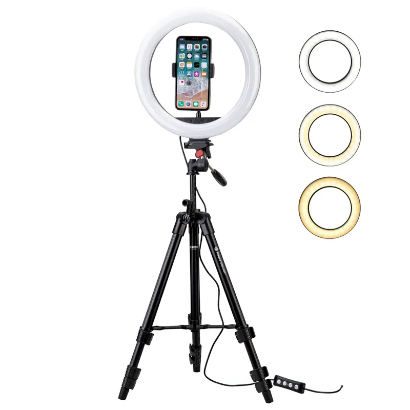 Belleza blog Instagram, YouTube Live lámpara Selfie estudio Led teléfono celular anillo soporte de la luz