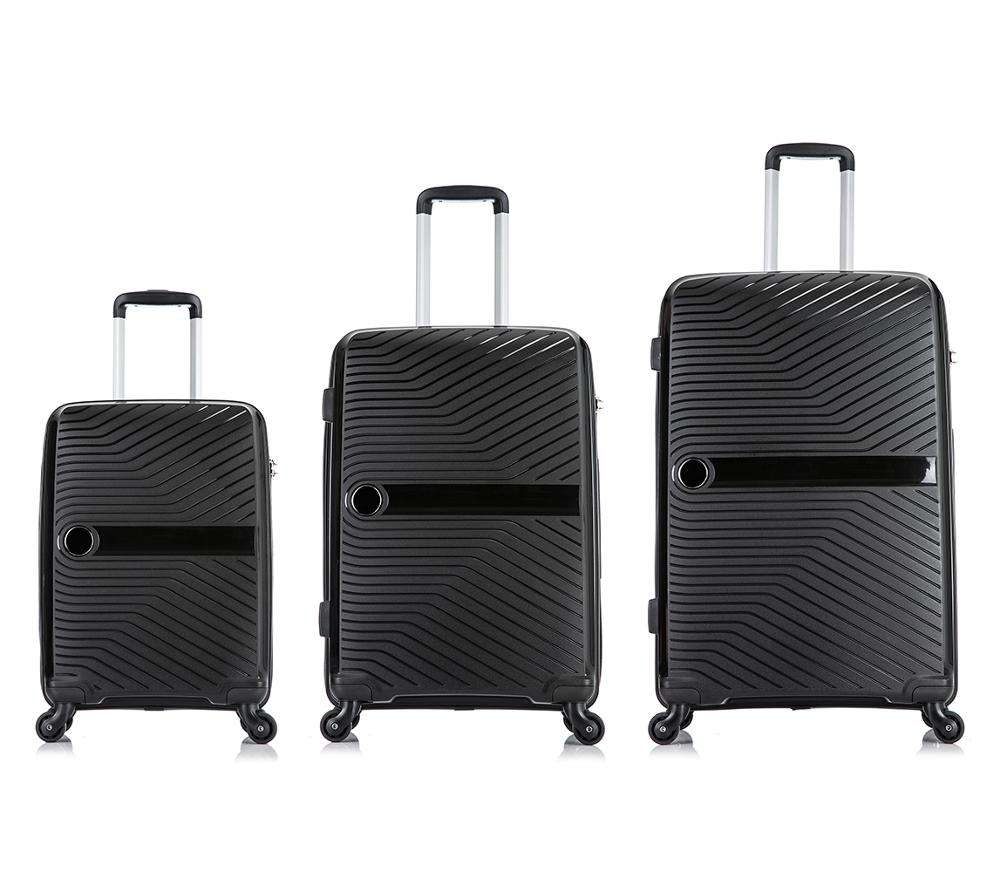 Black pp suitcase set