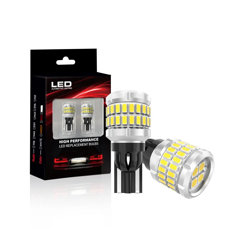 Nuovissima lampadina a led per auto canbus 550LM G15 48SMD T15