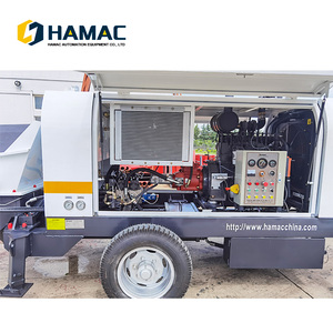 Fully Automatic <b>Small</b> Concrete <b>Pump</b> 30m/h Trailer Diesel <b>Pump</b> Weichai Engine Remote Control Easy Transport - Product Image 6