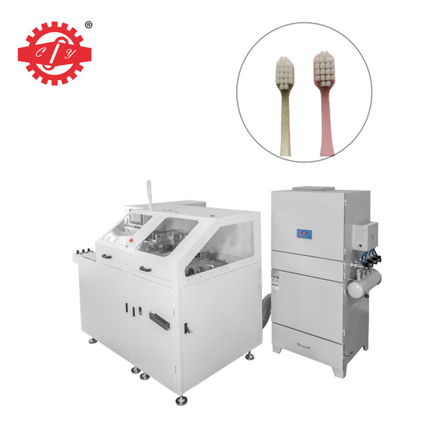 Automatic Toothbrush Making Machine with Toothbrush Tufting Trimming  Machine