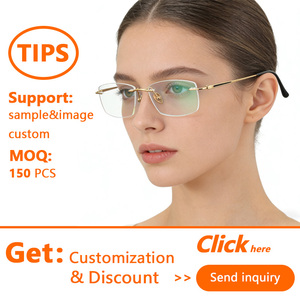 <span class=keywords><strong>Gafas</strong></span> de Titanio Hechas a Mano, Montura Cuadrada Irregular, <span class=keywords><strong>Gafas</strong></span> con Protección Anti-luz Azul - Product Image 2