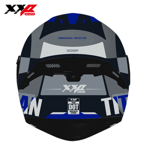 Casque de moto XXP Helmets TITAN TWIST Flip Up, coque ABS, design graphique, visière transparente, fermeture rapide, unisexe - Product Image 3