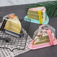 Boîte de découpe et d'emballage triangulaire épaissie pour gâteaux à étages de 6/8 pouces, mousses, durians, fromages et pâtisseries (usage alimentaire)