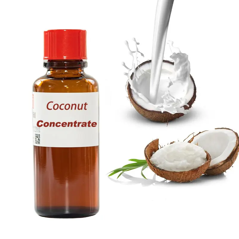 Extrato de planta puro natural, sabor líquido para alimentos, extrato de frutas, extrato de coco/suco de coco líquido concentrado, sabor de coco