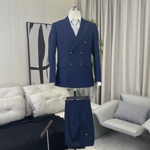 Abiti professionali su misura per gli uomini con abiti su misura in misto lana per i dirigenti maschi sartoria intelligente per gli specialisti dell'hr - Product Image 2