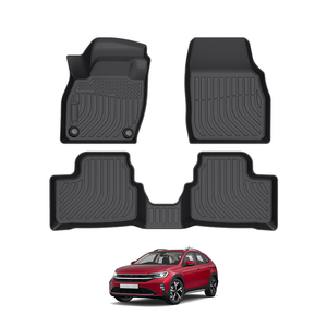 Tappetini auto per VW <span class=keywords><strong>volkswagen</strong></span> nivus 2020-2024 tappetini termoformati 3D TPE fodere per pavimento per bagagliaio tappetino in gomma moquette - Product Image 1