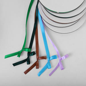 Commercio all'ingrosso della fabbrica del nastro di raso del poliestere 100% di colore solido 1/4 ''nastro per l'imballaggio - Product Image 4