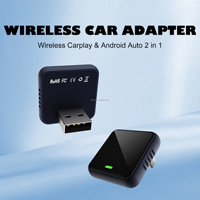 Convertisseur Android Auto CP030 2 en 1 Wifi Plug and Play, dongle audio vidéo USB pour voiture, adaptateur CarPlay filaire vers sans fil pour iPhone