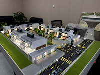 El Modelo de Villa Moderna y Sencilla Más Popular Entre los Jóvenes, Maqueta Arquitectónica a Escala, Fabricación de Maquetas de Edificios en 3D