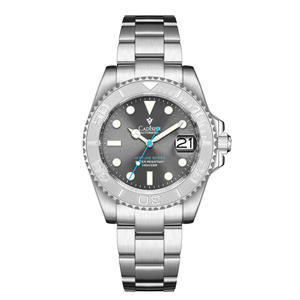 Montre élégante pour hommes Nouveau calendrier en acier inoxydable Montre d'affaires lumineuse à quartz étanche - Product Image 1