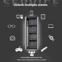 Kit d'Outils de Réparation de Poche 24-en-1 Magnétique de Précision pour Ordinateur Portable, PC et Téléphone Portable, avec Coffret ABS et Poignée en Aluminium OEM