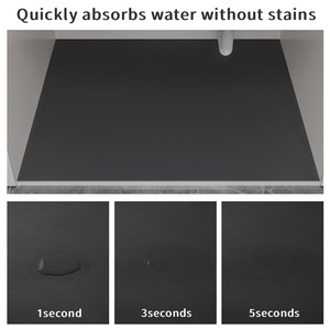 Tapete de Tierra de Diatomeas para Fregadero, Rectangular, para Gabinete de Cocina, Resistente a la Humedad, Tipo Piso, Cortable, Color Sólido - Product Image 2