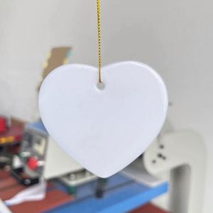 Adornos de Cerámica Redondos para Sublimación, Adornos Navideños en Blanco para Manualidades, Adorno de Cerámica para Sublimación - Product Image 3