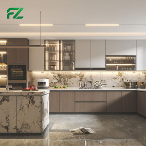 Gabinete <span class=keywords><strong>de</strong></span> <span class=keywords><strong>Aluminio</strong></span> Ignífugo Moderno y Personalizable con Múltiples Cajones para Cocinas Domésticas - Product Image 1