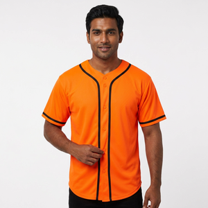 เสื้อเบสบอลสีขาวชายเสื้อฮิปฮอปสตรีทเสื้อเย็บ S-3XL 100% โพลีเอสเตอร์ - Product Image 1