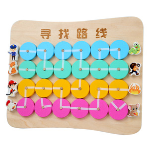 Labyrinthe route recherche maternelle mur jeu de <span class=keywords><strong>puzzle</strong></span> pour les jouets pour enfants de grande classe pour exercer l'<span class=keywords><strong>observation</strong></span> et l'intelligence pratiques - Product Image 5