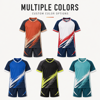 Conjunto de Camiseta y Pantalones Cortos de Fútbol Personalizados para Jóvenes, Uniforme Sublimado para Competencia de Equipos Juveniles
