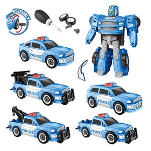 Regalo per Ragazzi: Modellino Trasformabile Fai-da-Te, Auto <span class=keywords><strong>Robot</strong></span> Assemblabile per Bambini - Product Image 4