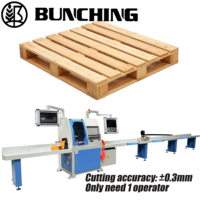 Sierra CNC Horizontal para Madera BCB-4000, Corte Transversal Automático, 2 Pantallas, Servomotor de Alta Eficiencia
