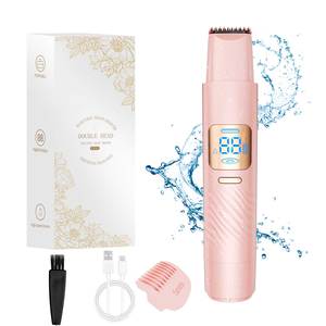 Rasoir électrique double tête pour femme, lame flottante 3D, étanche IPX6, écran LED, rechargeable Type-C, moteur silencieux, tondeuse corps entier - Product Image 1