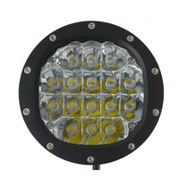 Nouveaux phares LED ronds de 80W 5 pouces, 12V, IP68, étanches, boîtier en alliage d'aluminium, 8000 lumens, 6000K, pour pare-chocs de camion tout-terrain F150