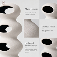 Jossin – Nouveaux accessoires d'art en céramique creuse moderne, ornements sculpturaux abstraits pour étagères et tables, décoration intérieure