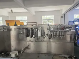 Máquina automática de llenado y envasado de aperitivos inflados de alto rendimiento
