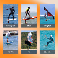 Planche de surf hydrofoil Topspeed GY930 en aluminium et carbone pour sports nautiques, Wingfoil unisexe, Kitesurfing