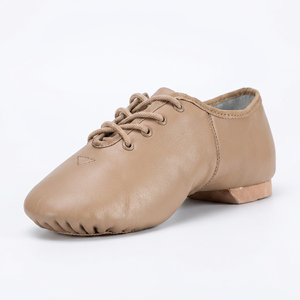 Zapatillas de Ballet Profesionales Suaves de Diseño Personalizado para Mujeres, Niñas y Niños con Parte Superior de Cuero Patentado Personalizable - Product Image 1