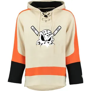 Sweat à capuche numérique par sublimation pour hommes, Design de hockey sur glace