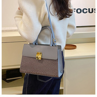Sac Fourre-tout de Luxe pour Femme 2026, Grande Capacité, en Cuir PU de Designer, Fermeture Éclair, Doublure Polyester, Motif Pierre, Décoration Chaîne