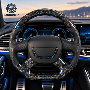 Volante de Coche de Fibra de Carbono con Luces LED para Skoda Karoq Octavia Mk3 Vrs 2 3 Mk4 Vrs Superb Kodiaq rs Rapid Yeti 2020 - Product Image 6