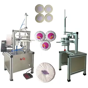 Round disposable soap packaging machine pleat soap wrapping machine