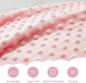 Mantas para Bebé Súper Suaves de Minky, Manta de Guardería Unisex para Recién Nacidos con Juguete de Peluche - Product Image 5