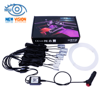 Feux de jour à LED Angel Eyes pour voiture, projecteur pour Suzuki Ertiga 2020, accessoires de voiture, fibre optique, lumière d'ambiance