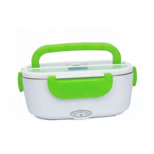 Everich 12v/110v electric food heater Warmer lunch box with Removable Stainless Steel Container for Car and Home use - Product Image 1