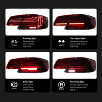 Kit de feux arrière LED complets Retrofit Laser Line pour BMW Série 3 E92 2006-2012, clignotants séquentiels, installation facile.