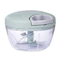 Procesador Manual Multifuncional de Alimentos y Vegetales de 500-900 ml con Cordón, Libre de BPA, Accesorios de Cocina para Preparación de Comidas, Ajo y Frutos Secos