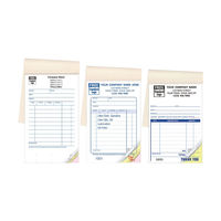 Carnet de Commandes Commercial Personnalisé Sans Carbone, Facture, Reçu, Bon de Commande, 2 Parties, 50 Jeux, pour Facture Proforma en Papier