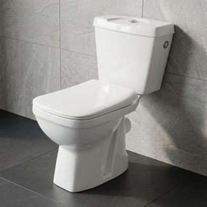 Children Designs Blue Pink Color Close Coupled Two Piece WC Ceramic Water Closet Toilet Round Set - Product Image 3