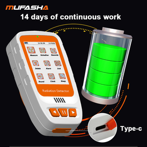 MUFASHA HFS20 Détecteur d'alarme portable pour <span class=keywords><strong>compteur</strong></span> <span class=keywords><strong>Geiger</strong></span> <span class=keywords><strong>Muller</strong></span> Radiation nucléaire X-ray Y-ray Beta-ray Monitor avec batterie intégrée - Product Image 3