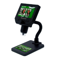 Microscope numérique portable 600X Zoom Écran LCD 4,3 pouces Caméra HD pour réparation de téléphone portable Soudage