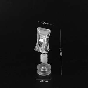 Portaetiquetas Magnético de Plástico Ecológico de Alta Calidad para Supermercados, Tira de Datos con Base Magnética para Mostrar Etiquetas de Precio (Capacidad de 50 mm) - Product Image 2