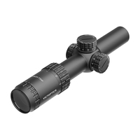 Lunette de chasse illuminée VictOptics OPSL33 LPVO en aluminium 1-6x24i Fiber Mira
