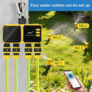 <span class=keywords><strong>Controller</strong></span> Automatico per Irrigazione da Giardino con 4 Uscite, Wi-Fi e Pannello Solare in Plastica - Product Image 5