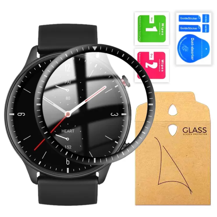 Eseed Factory Price 3D PMMA Watch Screen Protector Hybrid Glass for Amazfit GTR 2E For HUAWEI GT2 GT3 pro GT Runner GT2E