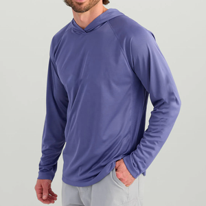 Personnalisé haute qualité Upf50 + Performance chemises de pêche UV évacuation de l'humidité à manches longues imperméable grandes tailles respirant - Product Image 4