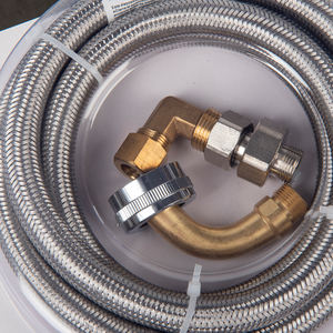 Hogedruk Zilveren Explosieveilige Buizen Roestvrijstalen Gevlochten Flexibele Slang Voor Afwasmachine - Product Image 4